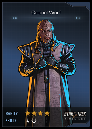 Colonel Worf Card