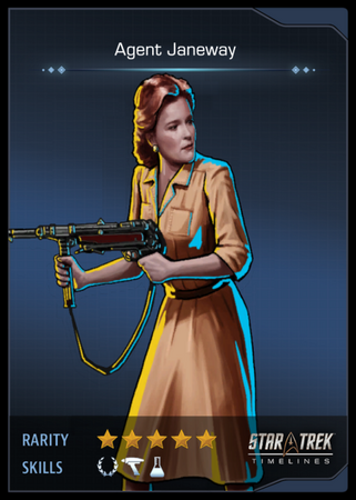 Agent Janeway Card