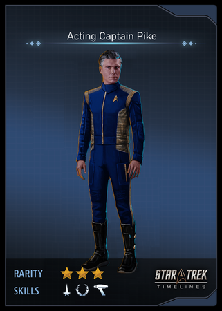 Acting Captain Pike Card