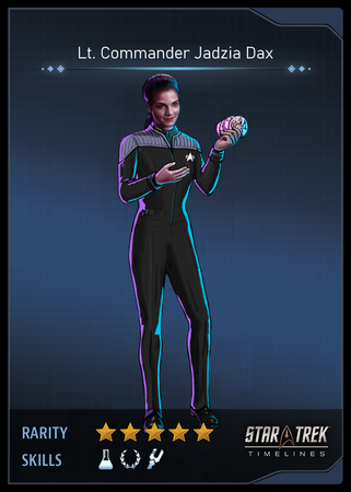 Lt. Commander Jadzia Dax Card