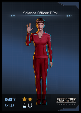 Science Officer T'Pol Card