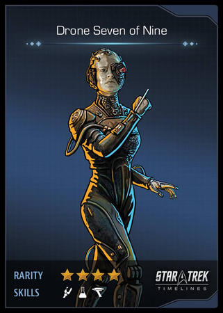 Drone Seven of Nine Card
