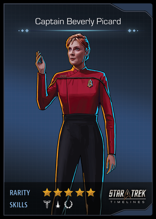 Captain Beverly Picard Card