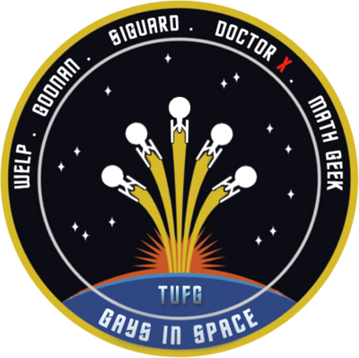 TUFG Gays In Space Logo.png