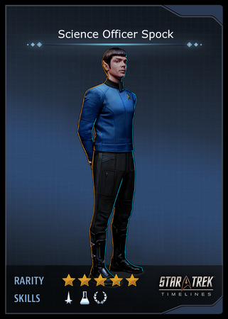 Science Officer Spock Card