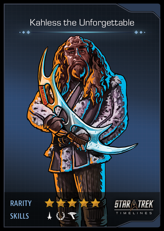 Kahless the Unforgettable Card