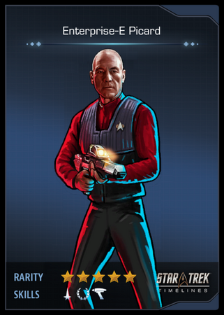 Enterprise-E Picard Card