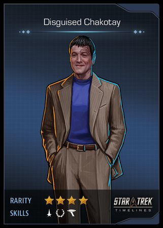 Disguised Chakotay Card