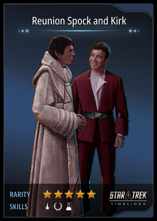 Reunion Spock and Kirk Card