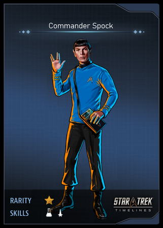 Commander Spock Card