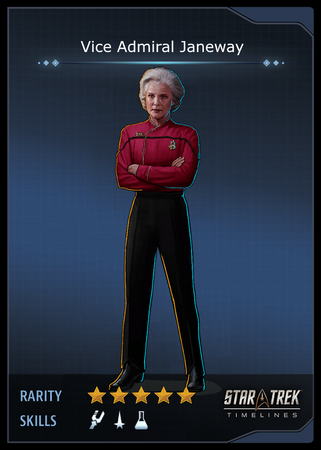 Vice Admiral Janeway Card