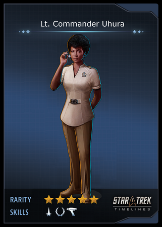 Lt. Commander Uhura Card