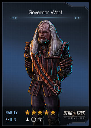 Governor Worf Card
