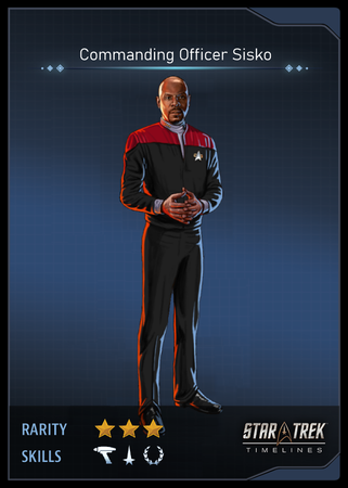 Commanding Officer Sisko Card