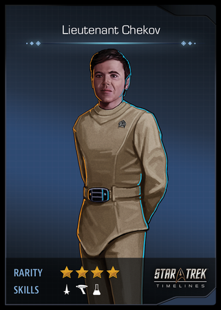 Lieutenant Chekov Card