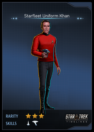 Starfleet Uniform Khan Card