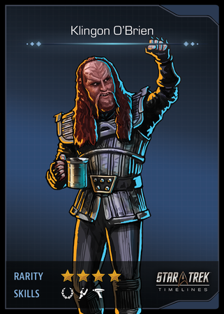 Klingon O'Brien Card