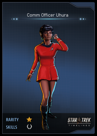 Comm Officer Uhura Card